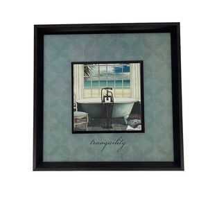 Wall Decor‎ Picture “Tranquility” 12”x12” Bathroom Decor
